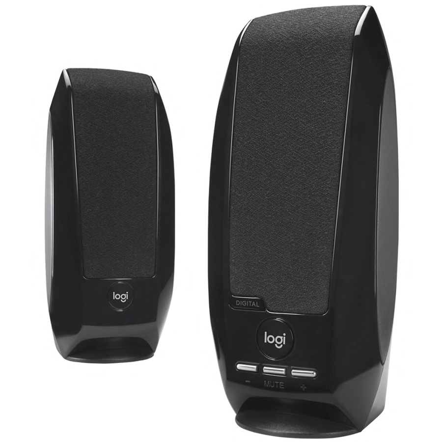 [29LogS150] Logitech S150 USB Stereo Speakers - Small Compact Design for Desktop or Laptop