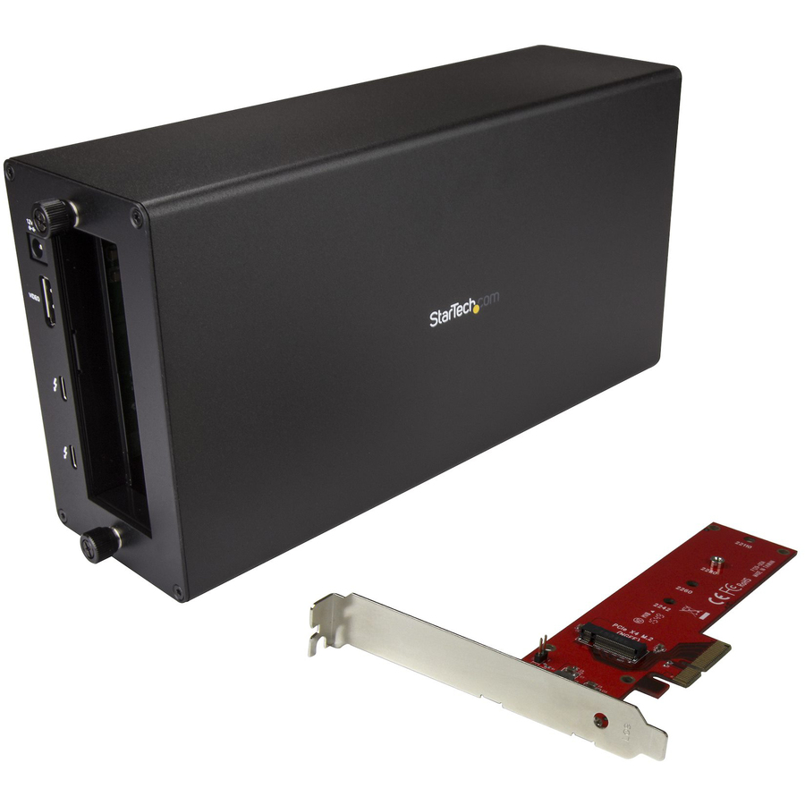 StarTech.com Thunderbolt 3 to M.2 adapter - External PCI Express Enclosure - Chassis plus card
