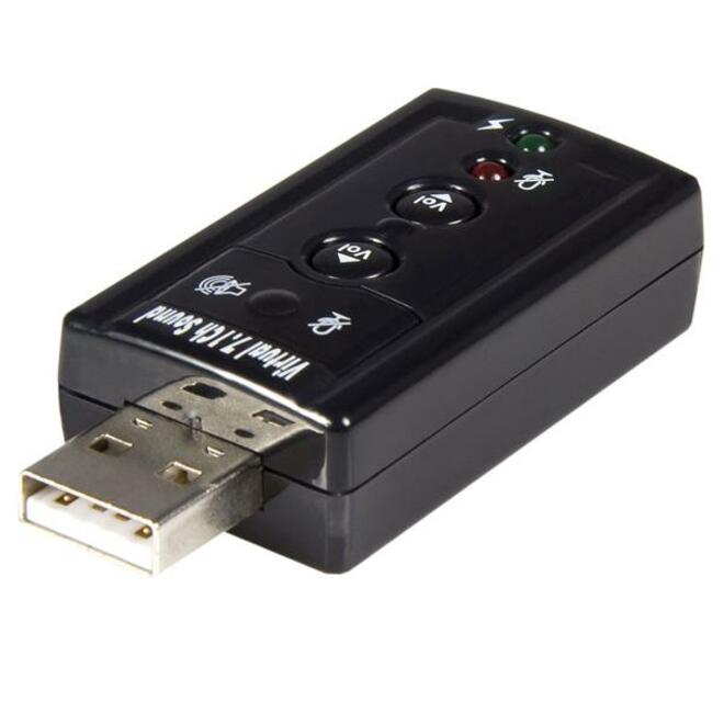 [29USBSound] StarTech USB audio adapter - virtual 7.1 - external sound card - stereo audio