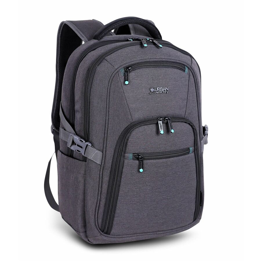 Urban Factory HEAVEE GREEN Carrying Case (Backpack) for 10.5" to 14.1" Notebook - Dark Gray