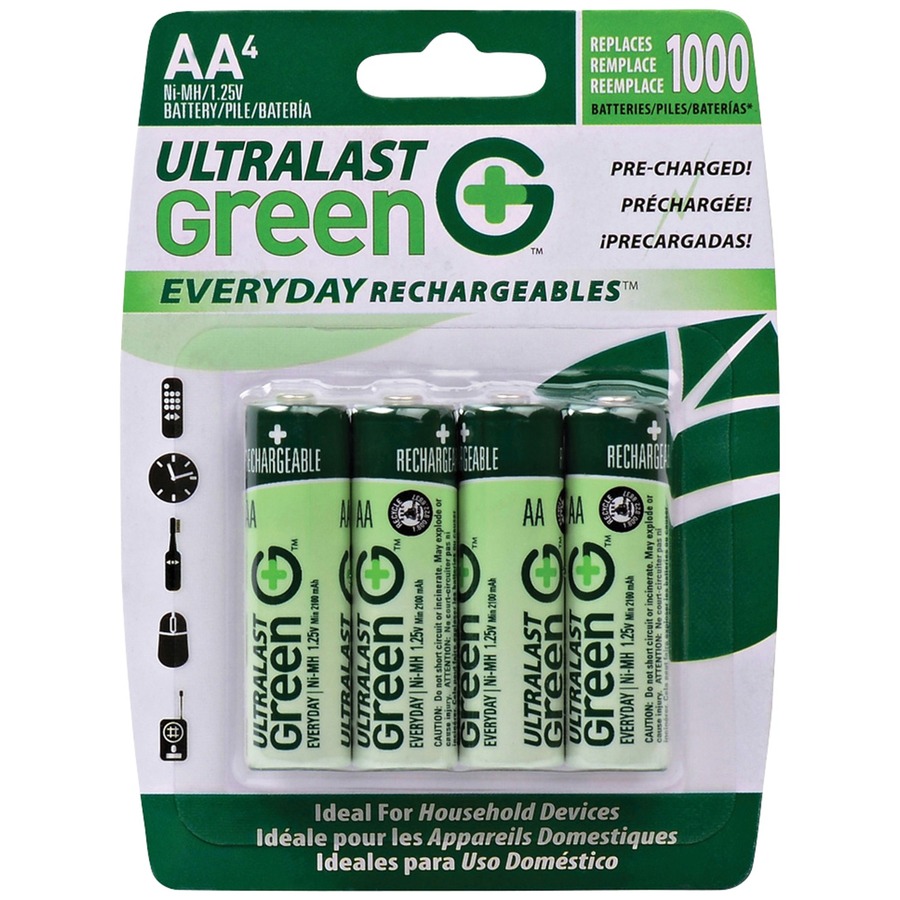 NABC Everyday Rechargeables ULGED4AA General Purpose Battery
