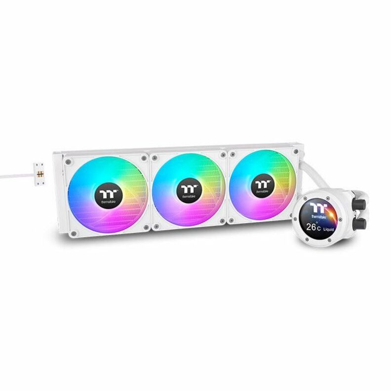 Thermaltake TH420 V2 Ultra EX ARGB Sync All-In-One Liquid Cooler - Snow Edition
