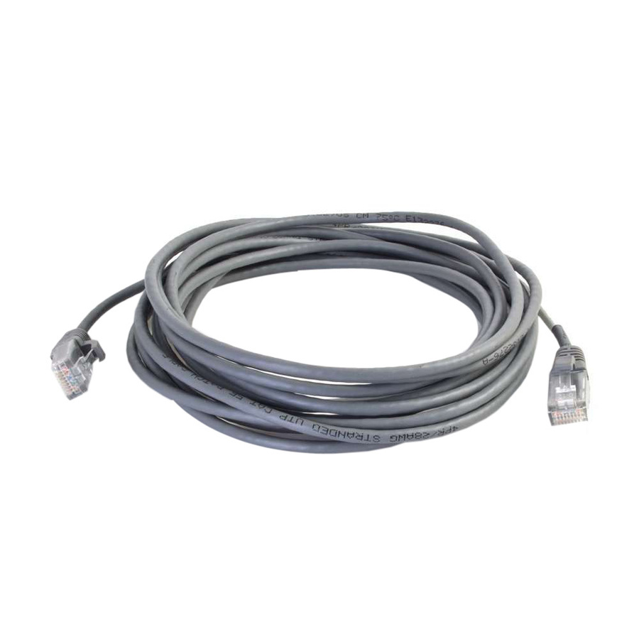 C2G 2ft Cat5e Snagless Unshielded (UTP) Slim Network Patch Cable - Gray