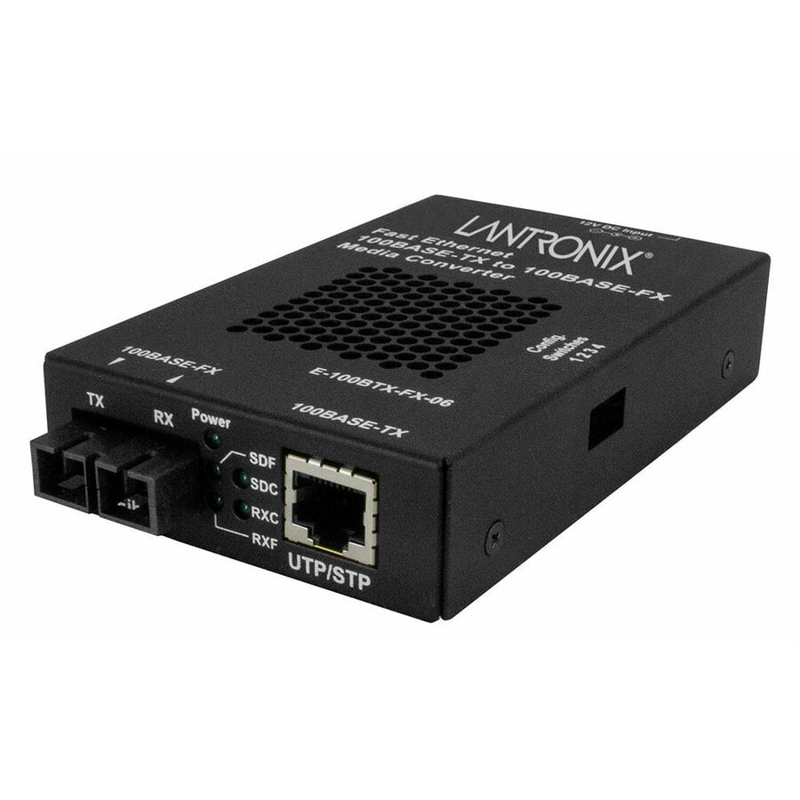 Lantronix E-100BTX-FX-06 Transceiver/Media Converter