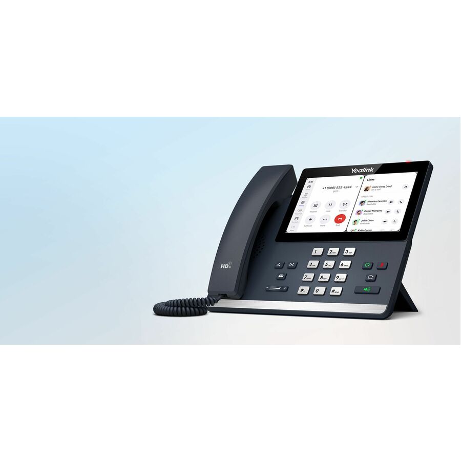 Yealink MP56 E2 IP Phone - Corded - Corded/Cordless - Bluetooth, Wi-Fi - Wall Mountable, Stand Mountable - Classic Gray
