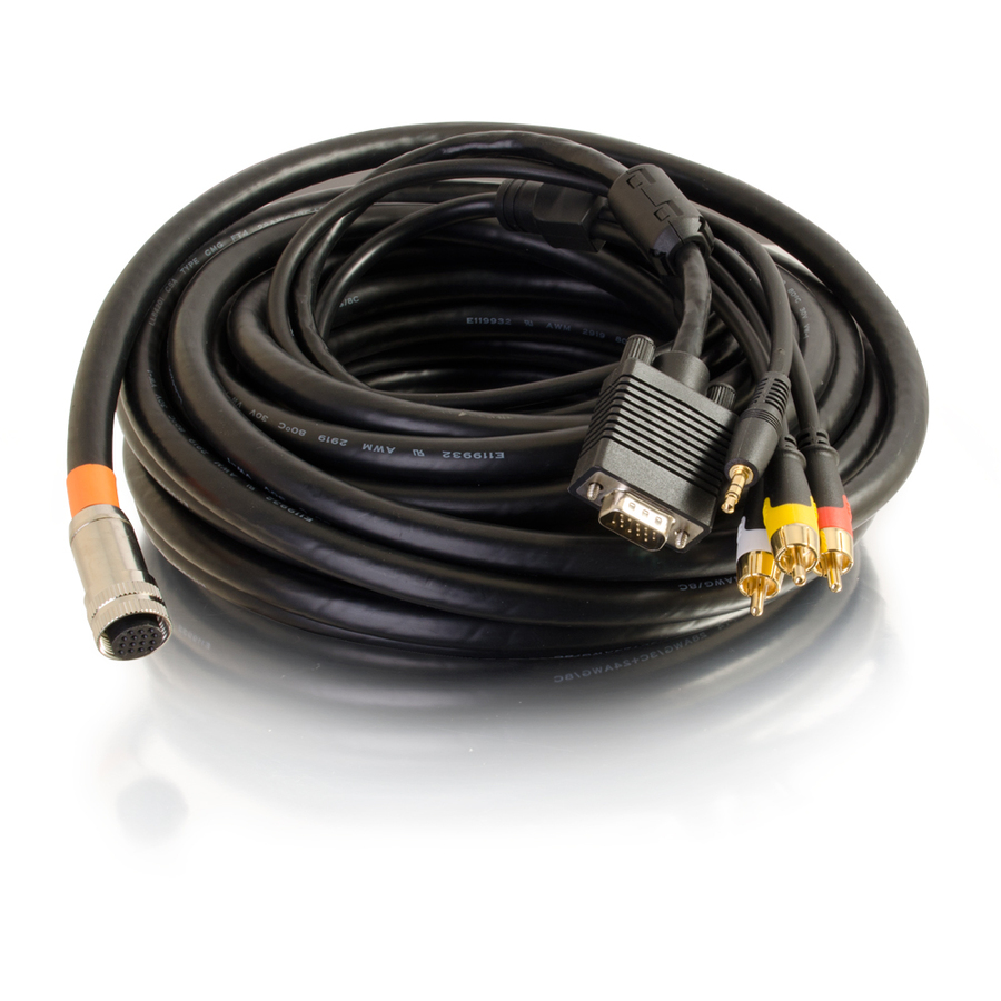 C2G 50ft RapidRun Multi-Format All-In-One Runner Cable - CMG-rated