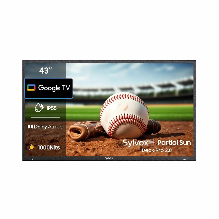 SYLVOX Deck Pro 2.0 OT43A2KHGD 43" Smart LED-LCD TV 2024 - 4K UHDTV - High Dynamic Range (HDR) - Black