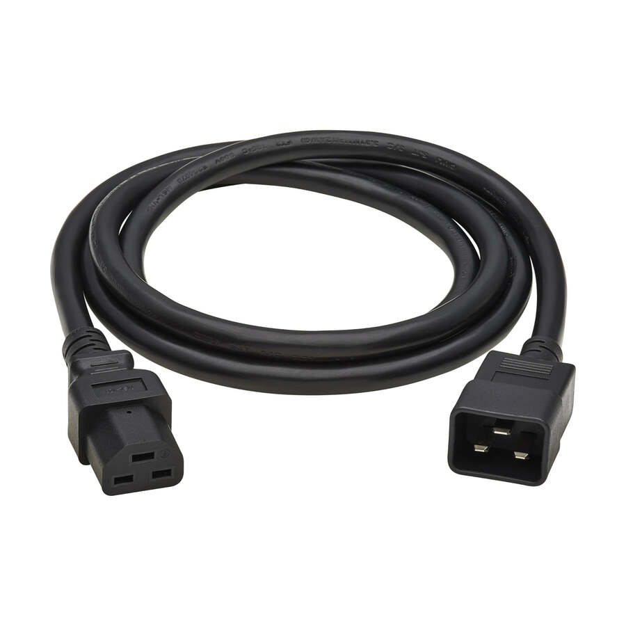 Tripp Lite by Eaton Power Cord, C20 to C21 - Heavy-Duty, 20A, 250V, 12 AWG, 6 ft. (1.83 m), Black