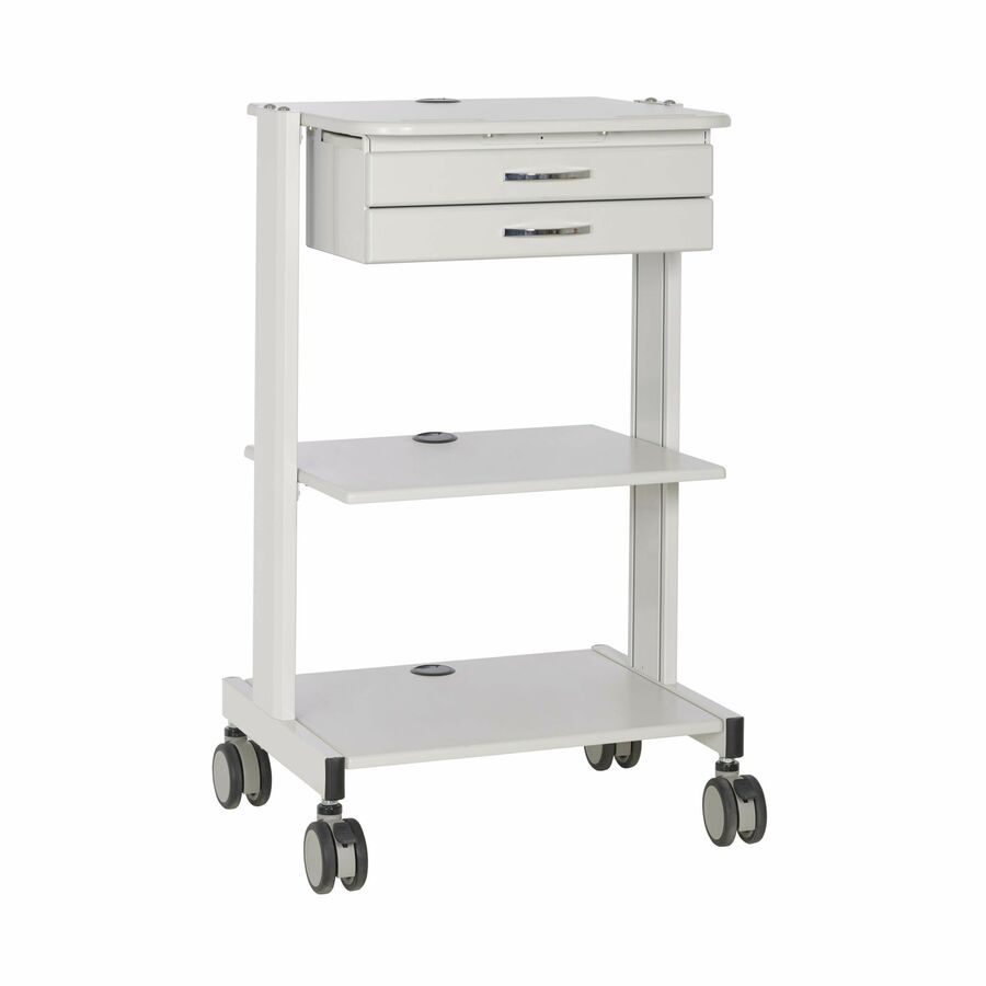 Eaton Tripp Lite Series Mobile Workstation with 2x Adjustable Shelves, 2x Metal Drawers, Locking Casters, TAA