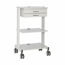 Eaton Tripp Lite Series Mobile Workstation with 2x Adjustable Shelves, 2x Metal Drawers, Locking Casters, TAA