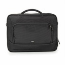 Rocstor Premium 15.6" & 16" Professional Frontloading Universal Briefcase Laptop Case - Weather & Water Resistant - RFID Blocking Pocket - Lightweight - Exterior 1200D Polyester & Interior 210D Polyester Material- Fits 15in, 15.6in, 16in & 16.1in Laptop - For Dell®, Apple®, HP®, Lenovo® Laptops - 15.55" Height x 11.8" Width x 2.6" Depth- Black