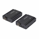 StarTech DisplayPort KVM Extender over Fiber Optic, 4K 60Hz Console Extender Kit Up to 984ft/300m, 2x 10G SFP+ Multi-mode Modules, TAA