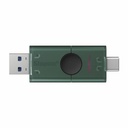 Kingston DataTraveler Duo 128GB USB 3.2 (Type A + Type C) Gen 1 On-The-Go Flash Drive