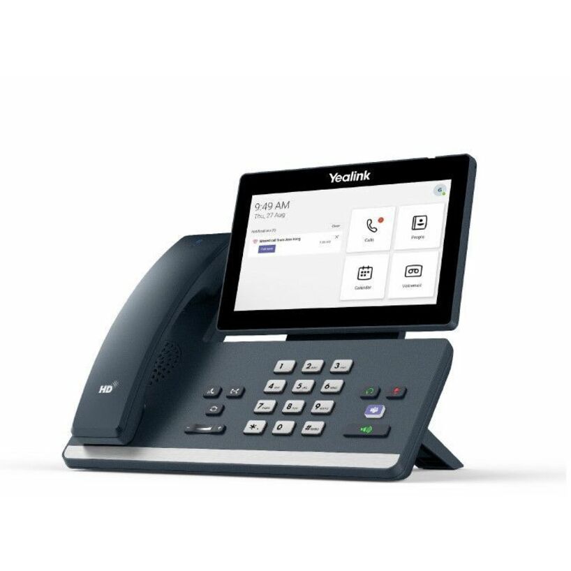 Yealink MP58-WH E2 IP Phone - Corded/Cordless - Corded/Cordless - Bluetooth, Wi-Fi - Wall Mountable, Stand Mountable - Classic Gray