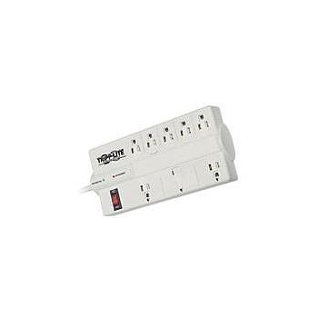 Tripp Lite Protect It! 8-Outlet Home Computer Surge Protector, 8-ft. Cord, 1440 Joules