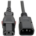 Tripp Lite by Eaton Power Extension Cord Locking C13 to C14 PDU Style - 10A 250V 18 AWG 6 ft. (1.83 m)