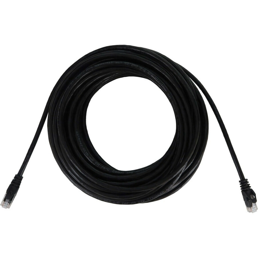 Tripp Lite by Eaton Cat6a 10G Snagless Molded UTP Ethernet Cable (RJ45 M/M), PoE, Black, 100 ft. (30.5 m)