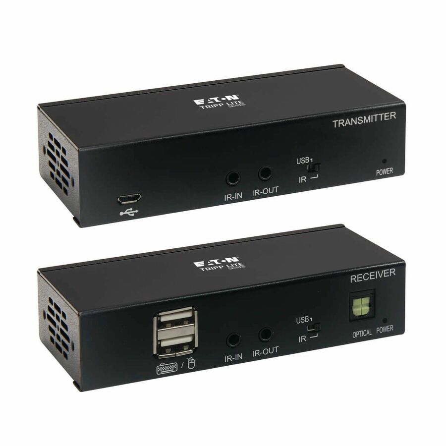 Tripp Lite by Eaton DisplayPort over Cat6 Extender Kit KVM Support USB 4K DP1.2a PoC HDCP 2.2 230 ft. (70 m) TAA