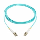 Eaton Tripp Lite Series 10Gb Duplex Multimode 50/125 OM3 OFNP Fiber Patch Cable (LC/LC) - Aqua, 3 m (9.8 ft.), TAA