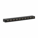 Eaton Tripp Lite Series 10-Port USB 2.0 Hub with Power Supply and International Plug Adapters