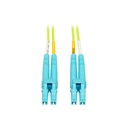 Tripp Lite by Eaton LC to LC Multimode Duplex Fiber Optics Patch Cable 1 Meter - 100Gb 50/125 OM5 LC/LC Lime Green