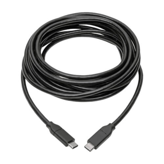 Eaton Tripp Lite Series USB-C Cable (M/M), USB 2.0, 5A (100W) Rated, USB-IF Certified, 13 ft. (3.96 m)