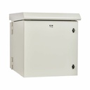 Eaton Tripp Lite Series SmartRack Industrial Enclosure - NEMA 3R, Wall Mount, Metal, Locking, Hinged Back, Fan With Thermal Switch, 28 in. Depth, 12U, Gray