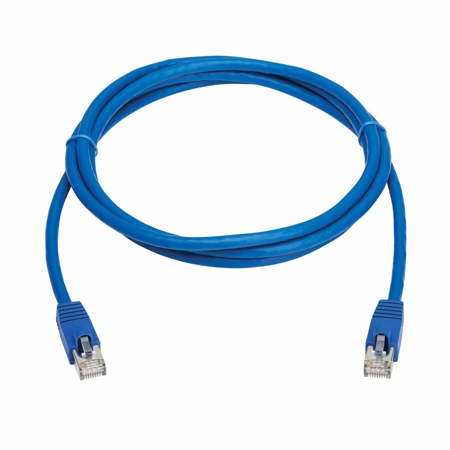 Eaton Tripp Lite Series Cat8 40G Snagless SSTP Ethernet Cable (RJ45 M/M), PoE, Blue, 5 ft. (1.5 m)