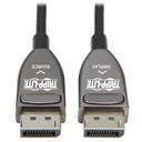Eaton Tripp Lite Series DisplayPort Active Optical Cable (AOC), 8K 60 Hz (M/M), CL3 Rated, Latching Connectors, Black, 20 m (65 ft.)