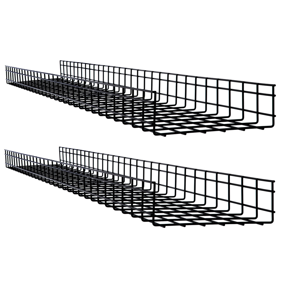 Eaton Tripp Lite Series Wire Mesh Cable Tray - 300 x 100 x 1500 mm (12 in. x 4 in. x 5 ft.), 2-Pack