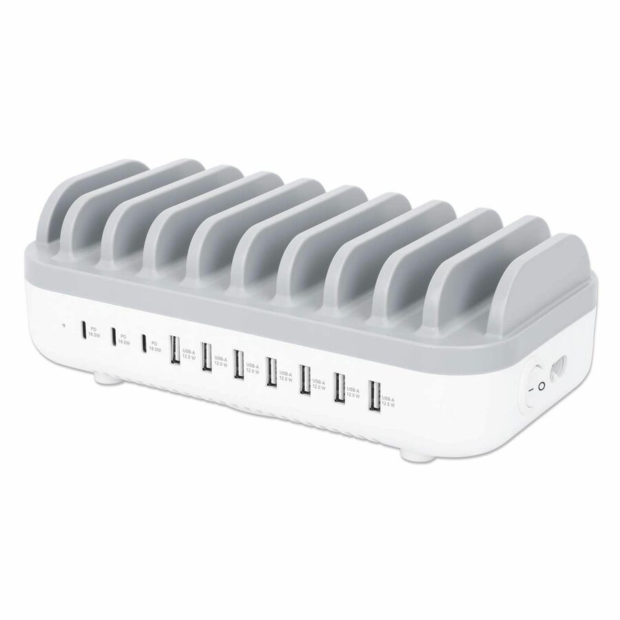 Manhattan 10-Port USB Charging Station - 120 W