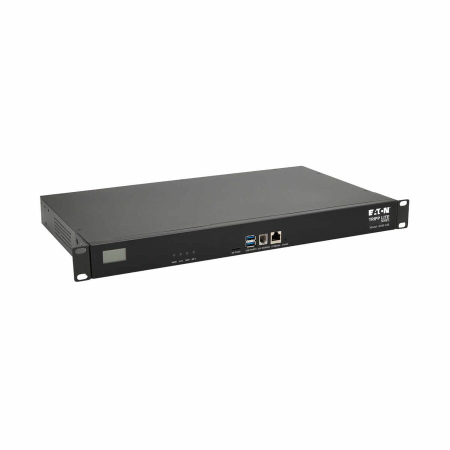 Tripp Lite by Eaton 48-Port Console Server USB Ports (2) - Dual GbE NIC 16 Gb Flash SD Card Desktop/1U Rack TAA