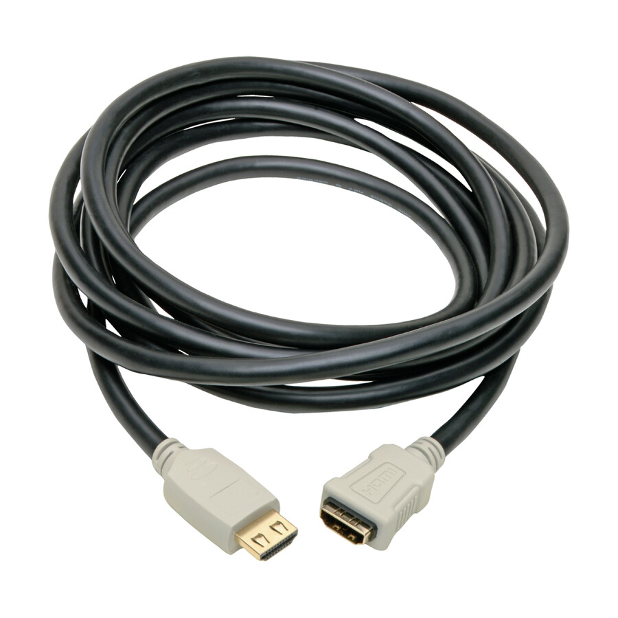 Eaton Tripp Lite Series High-Speed HDMI Extension Cable (M/F) - 4K 60 Hz, HDR, 4:4:4, Gripping Connector, 6 ft.