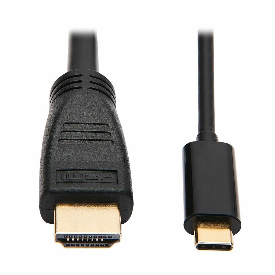 Eaton Tripp Lite Series USB-C to HDMI Active Adapter Cable (M/M), 4K 60 Hz, 4:4:4, HDCP 2.2, Mid-Cable Adapter, Black, 15 ft. (4.6 m)