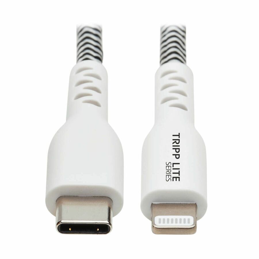 Eaton Tripp Lite Series Heavy-Duty USB-C to Lightning Sync/Charge Cable, MFi Certified - M/M, USB 2.0, 10 ft. (3.05 m)