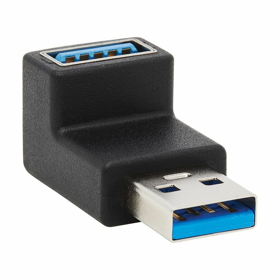 Eaton Tripp Lite Series USB 3.0 SuperSpeed Adapter - USB-A to USB-A, M/F, Up Angle, Black
