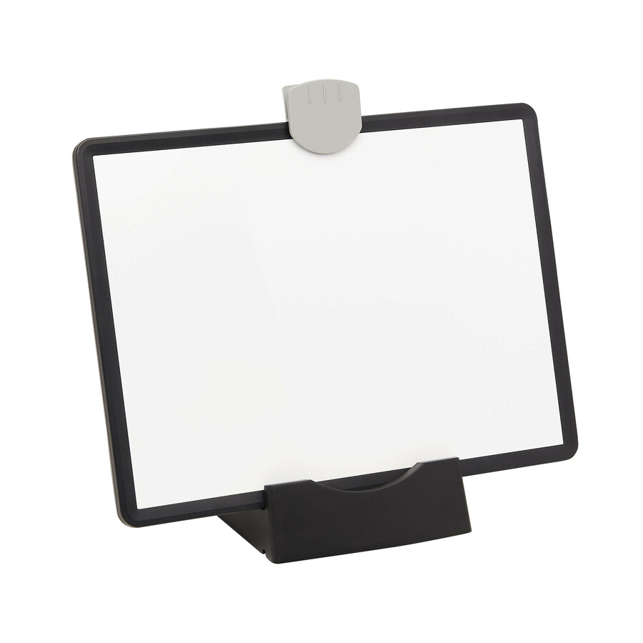 Eaton Tripp Lite Series Magnetic Dry-Erase Whiteboard with Stand - VESA Mount, 3 Markers (Red/Blue/Black), Black Frame