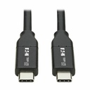 Eaton Tripp Lite Series USB-C Cable (M/M), USB 2.0, 5A (100W) Rated, USB-IF Certified, 2M (6.6 ft)