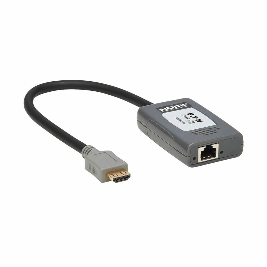 Tripp Lite by Eaton 1-Port HDMI over Cat6 Receiver Pigtail - 4K 60 Hz HDR 4:4:4 PoC HDCP 2.2 230 ft. (70.1 m) TAA