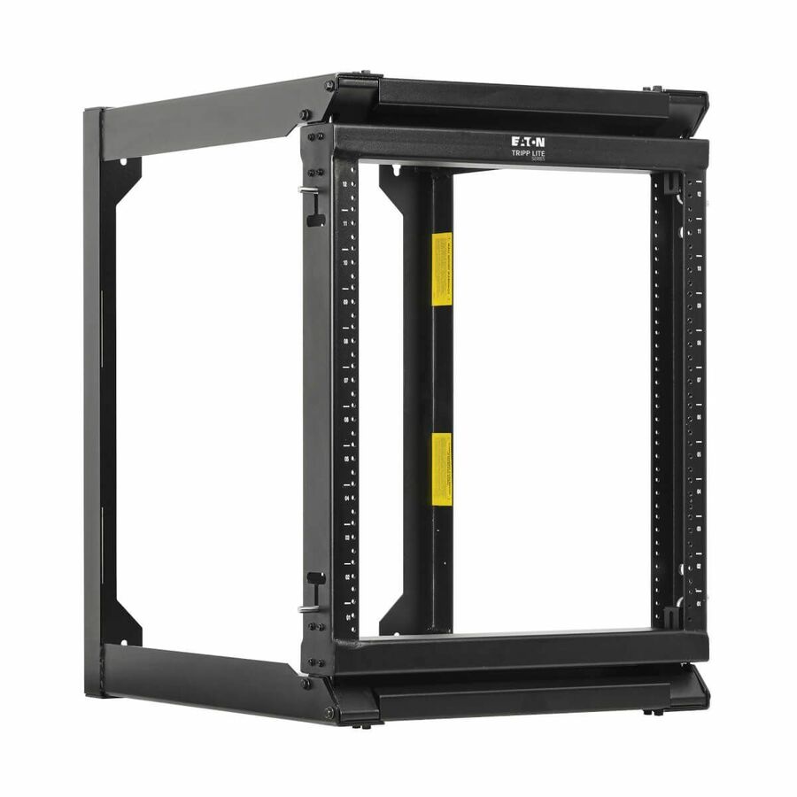 Tripp Lite by Eaton SmartRack 12U Wall-Mount 2-Post Open Frame Rack Hinged Front Heavy Duty
