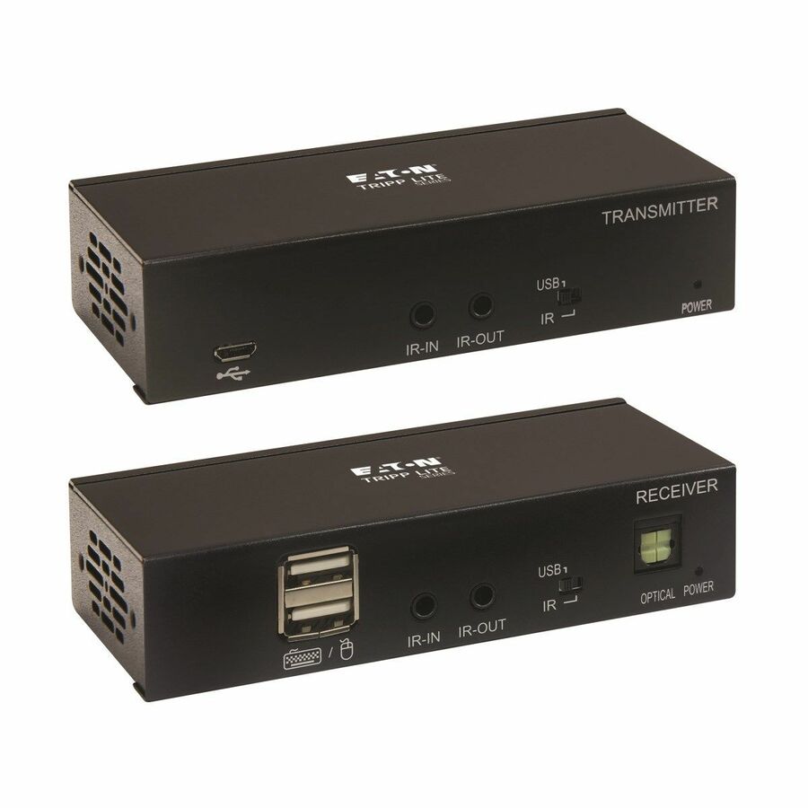 Tripp Lite by Eaton HDMI over Cat6 Extender Kit KVM Support 4K 60Hz 4:4:4 USB/IR PoC HDR HDCP 2.2 230 ft. TAA