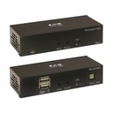 Tripp Lite by Eaton HDMI over Cat6 Extender Kit KVM Support 4K 60Hz 4:4:4 USB/IR PoC HDR HDCP 2.2 230 ft. TAA