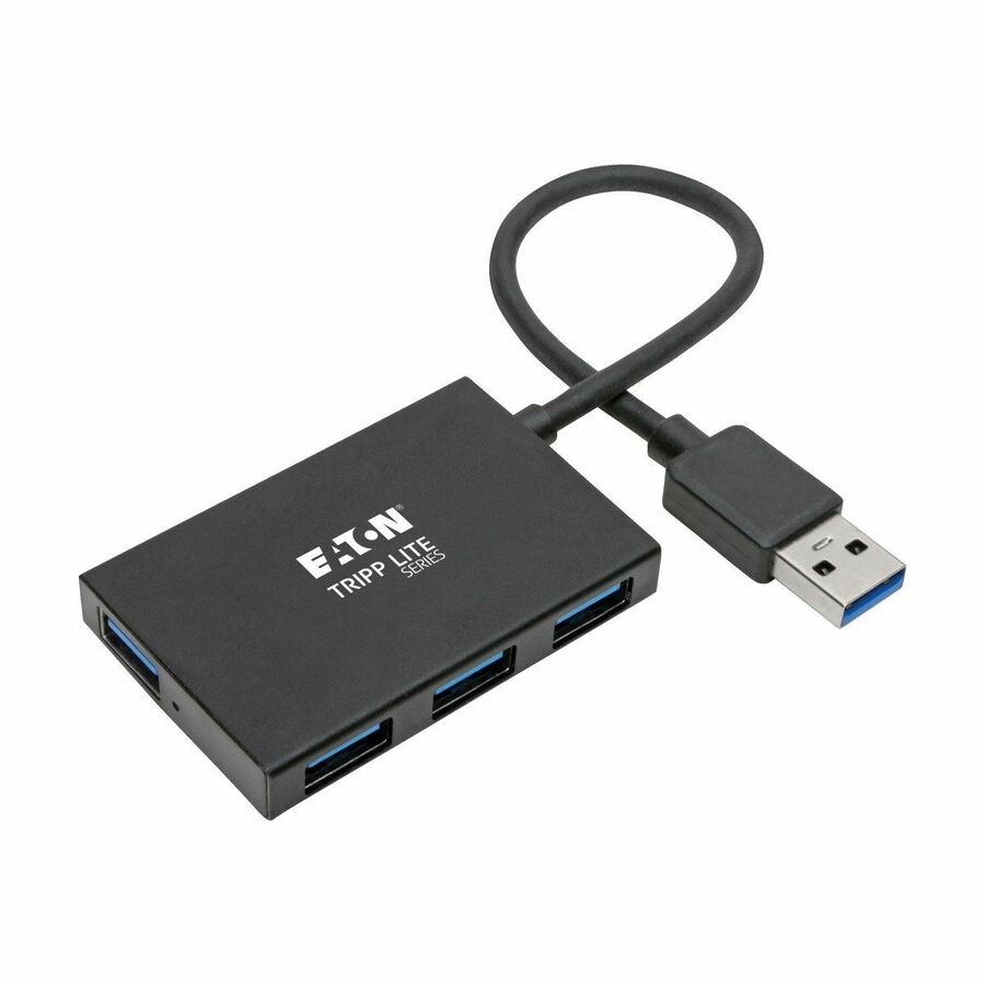 Tripp Lite by Eaton 4-Port Slim Portable USB-A Hub - USB 3.x (5Gbps) Aluminum Housing