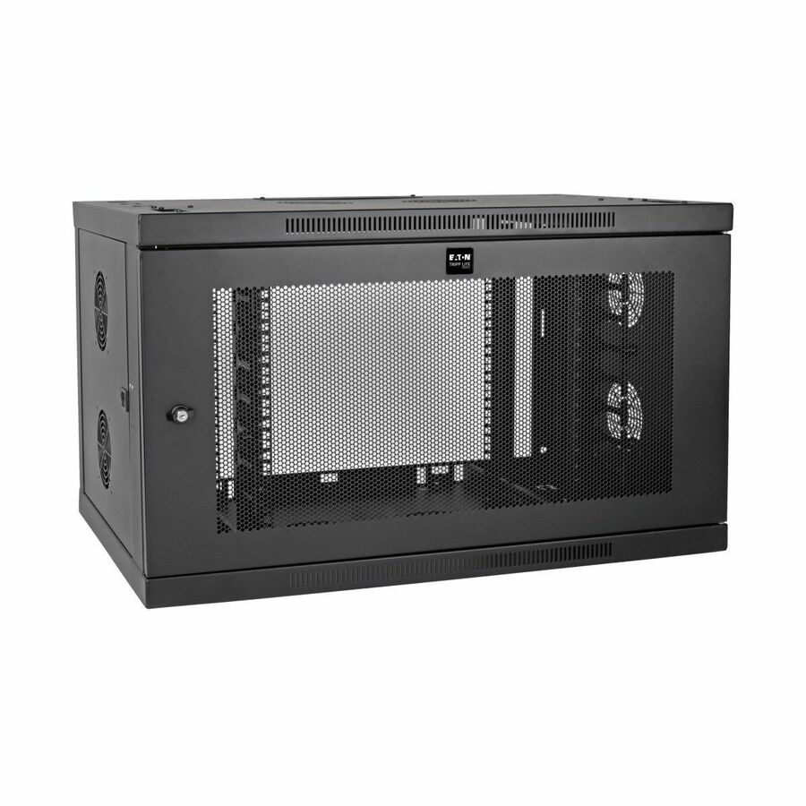 Eaton Tripp Lite Series SmartRack 9U Low-Profile Switch-Depth-Plus Wall-Mount Mini Rack Enclosure, Wide