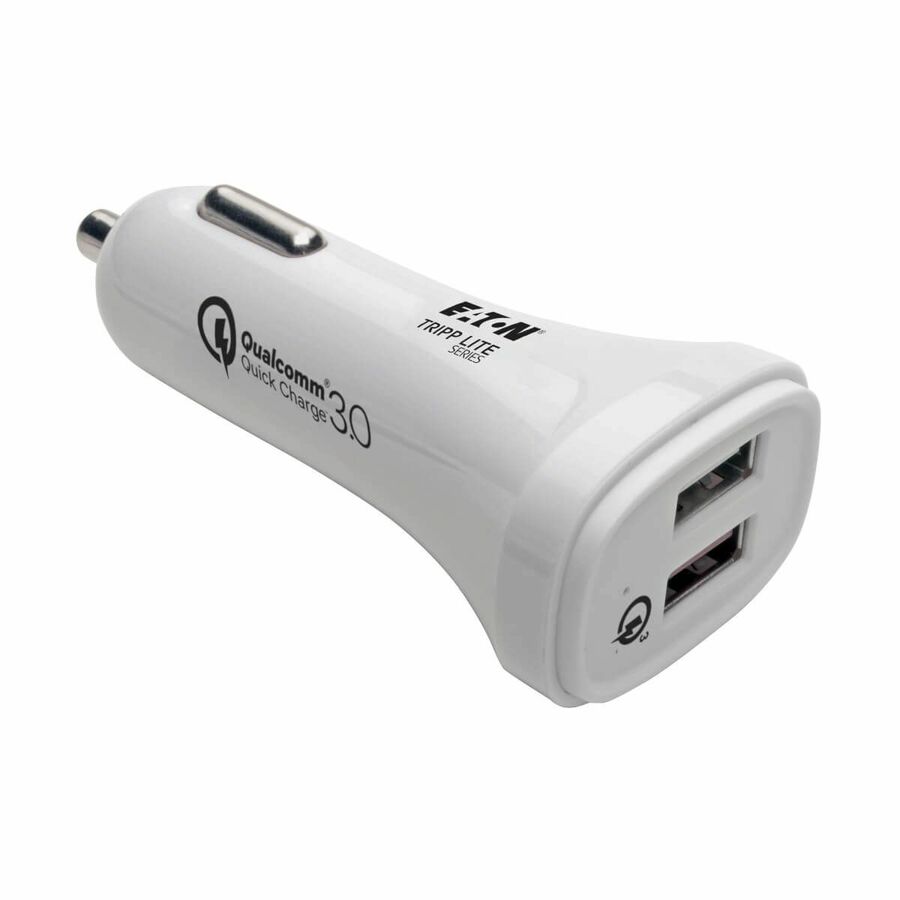 Eaton Tripp Lite Series Dual-Port USB Car Charger, Quick Charge - Dual USB-A 3.0, UL 2089 Certified