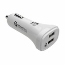 Eaton Tripp Lite Series Dual-Port USB Car Charger, Quick Charge - Dual USB-A 3.0, UL 2089 Certified