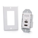 C2G 1-Gang Dual HDMI HDBaseT Wall Plate Transmitter RS232 over Cat Extender
