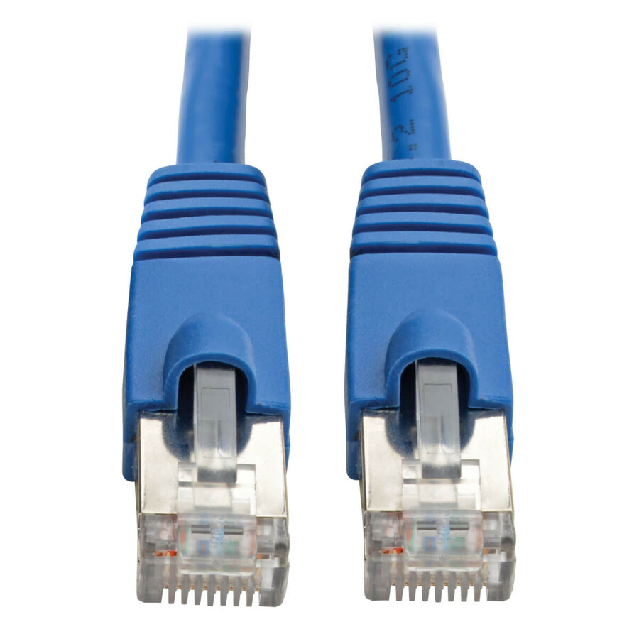 Tripp Lite by Eaton Cat6a 10G Snagless Shielded STP Ethernet Cable (RJ45 M/M) PoE Blue 6 ft. (1.83 m)