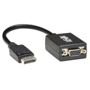 Eaton Tripp Lite Series DisplayPort to VGA Active Adapter Video Converter (M/F), 6-in. (15.24 cm), 50 Pack