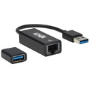 Tripp Lite by Eaton USB-C USB-A to RJ45 Gigabit Ethernet Network Adapter (2xM/F) USB 3.2 Gen 1 Black